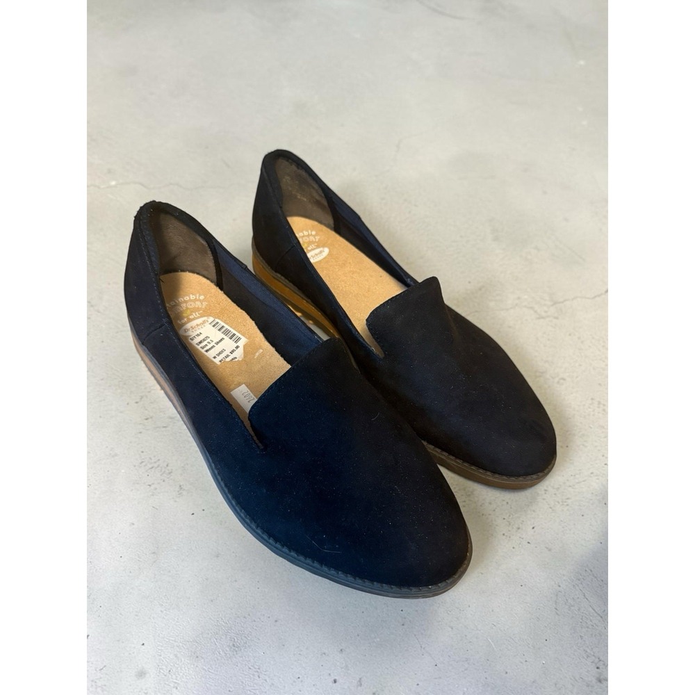 Dr. Scholl's Jetset Loafer Black Women's Size 9.5 Medium Slip On Comfort NWOB